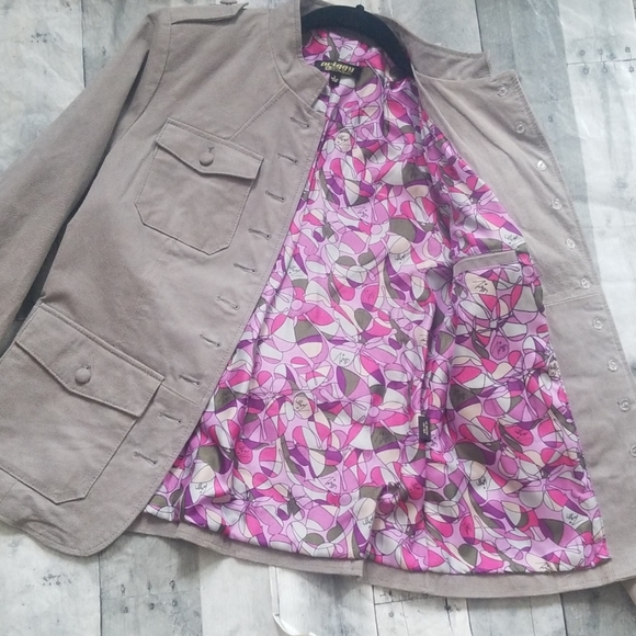 Twiggy London womens leather military jackey - Picture 3 of 8